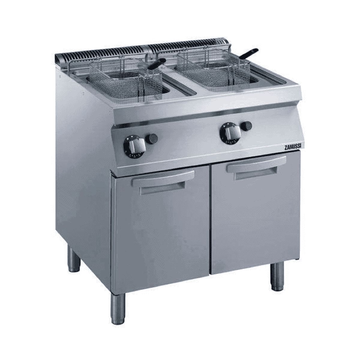 Zanussi dobbelt friture med underskab 2x7 ltr evo 700