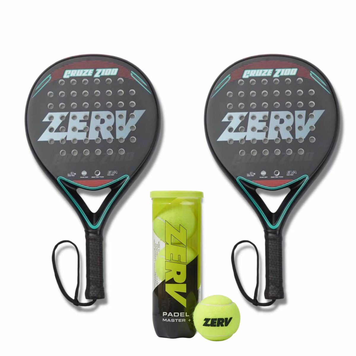 ZERV Padel Pakketilbud (ZERV Cruze Z100 + ZERV Padel Master+)