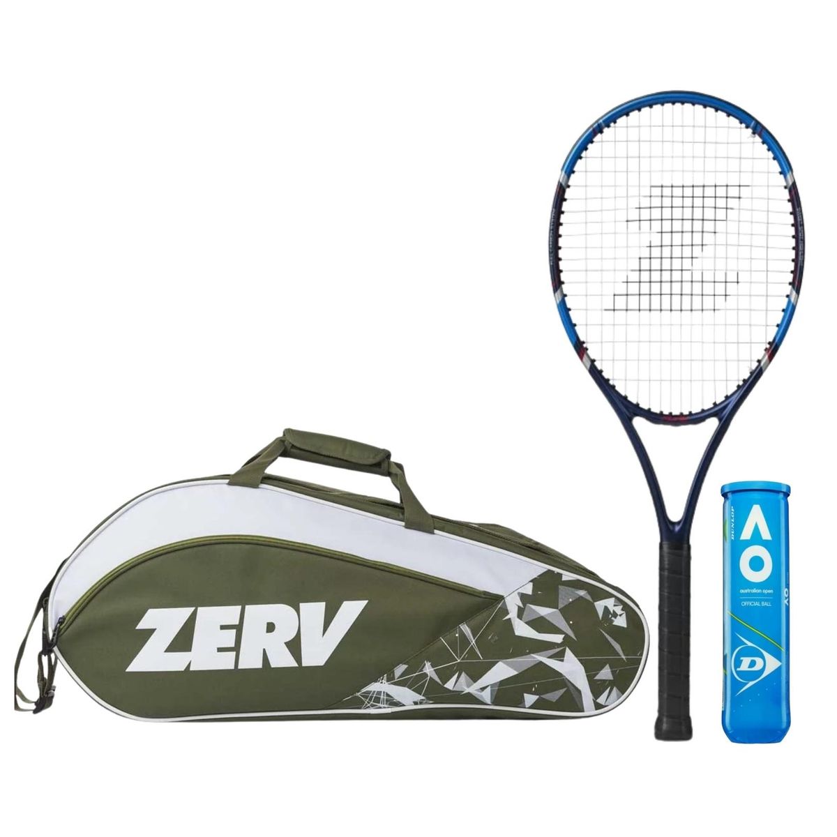 ZERV Tennis Pakketilbud (Enhance Furry + Hyper Elite Bag Z6 + Dunlop Australian Open)