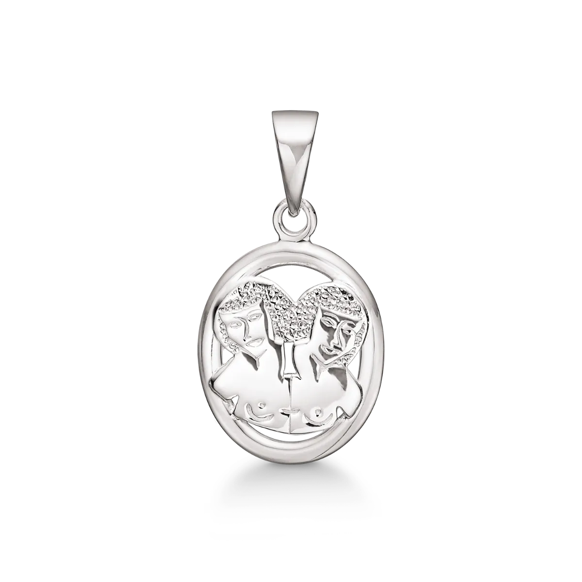 Zodiac Gemini Sterling Sølv Vedhæng fra Støvring Design