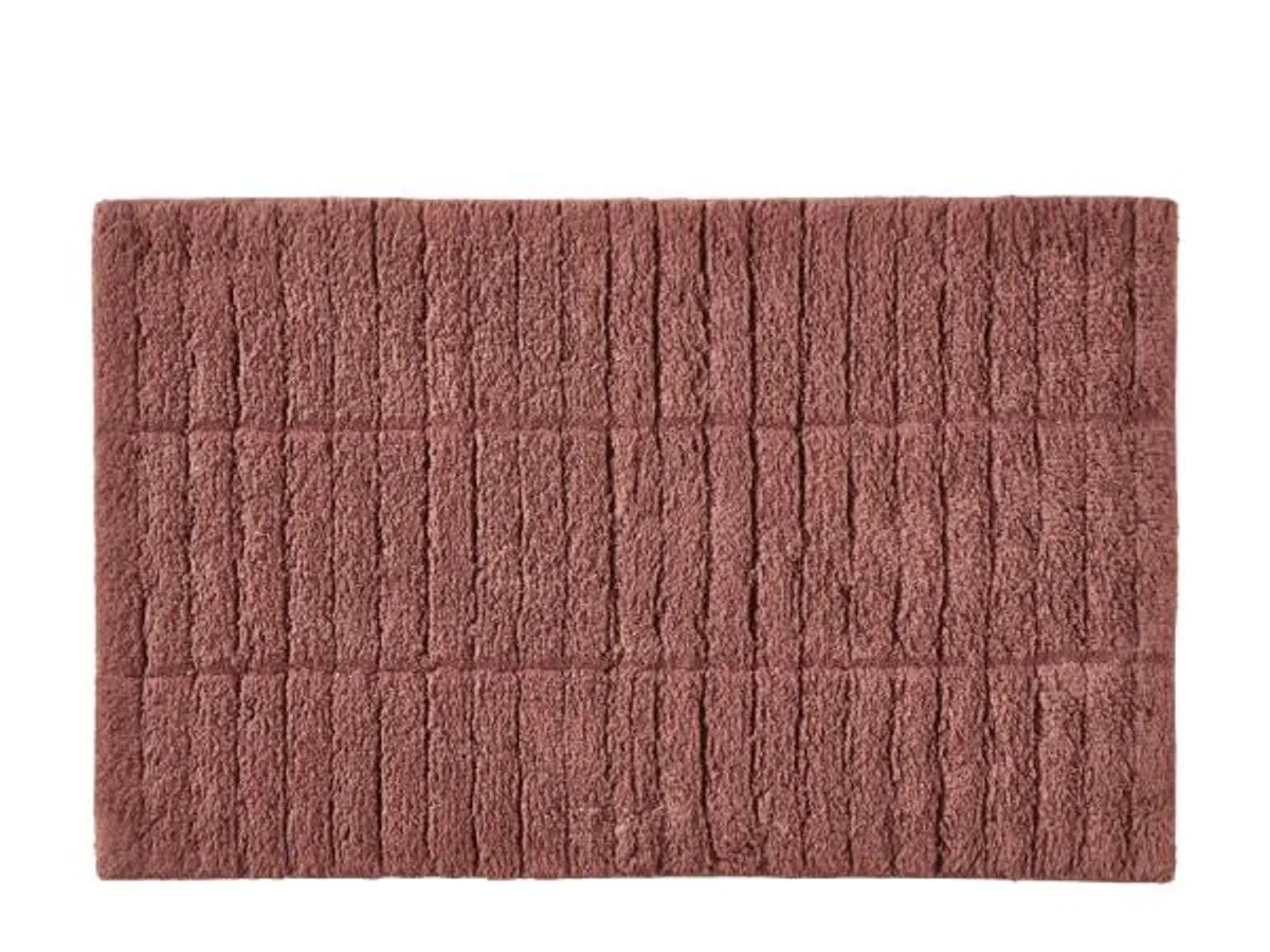 ZONE Denmark - Bademåtte Tiles Peach Red