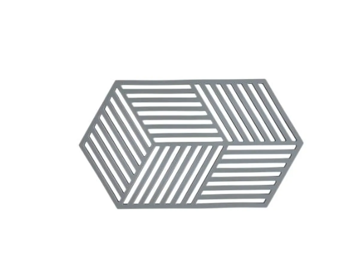 ZONE Denmark - Bordskåner Hexagon Cool Grey L24