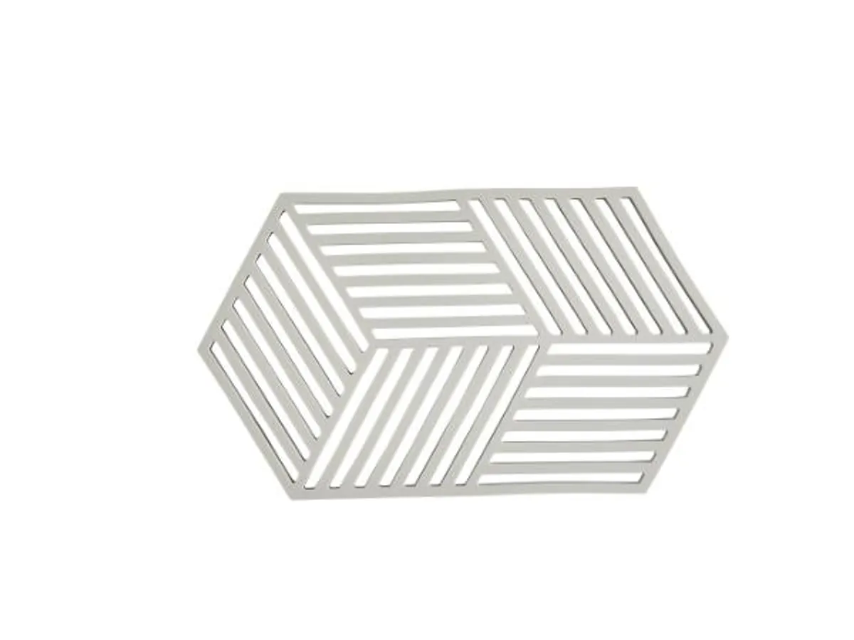 ZONE Denmark - Bordskåner Hexagon Warm Grey L24