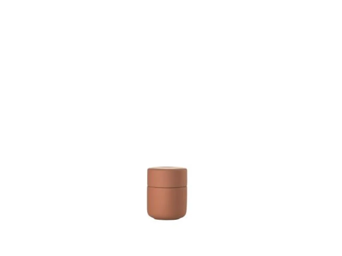 ZONE Denmark - Ume Krukke med låg Dia 8,3 x 10,3 cm Terracotta