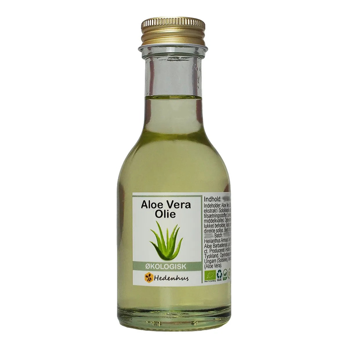 Økologisk aloe vera olie 50 ml.