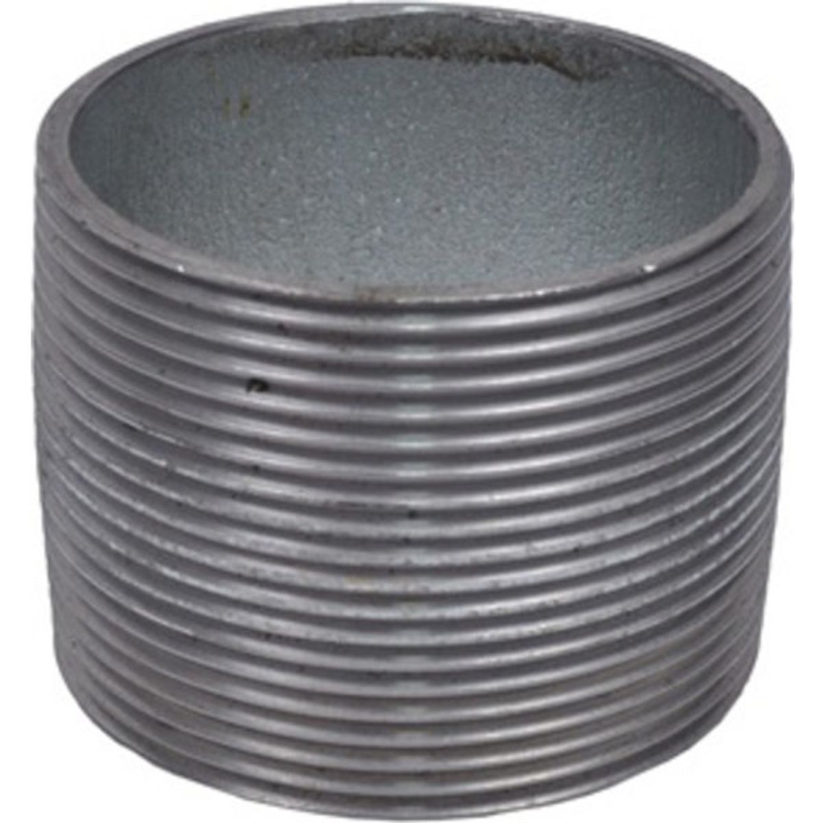 2.1/2" x 60 mm Galvaniseret nippelrør sammenskåret