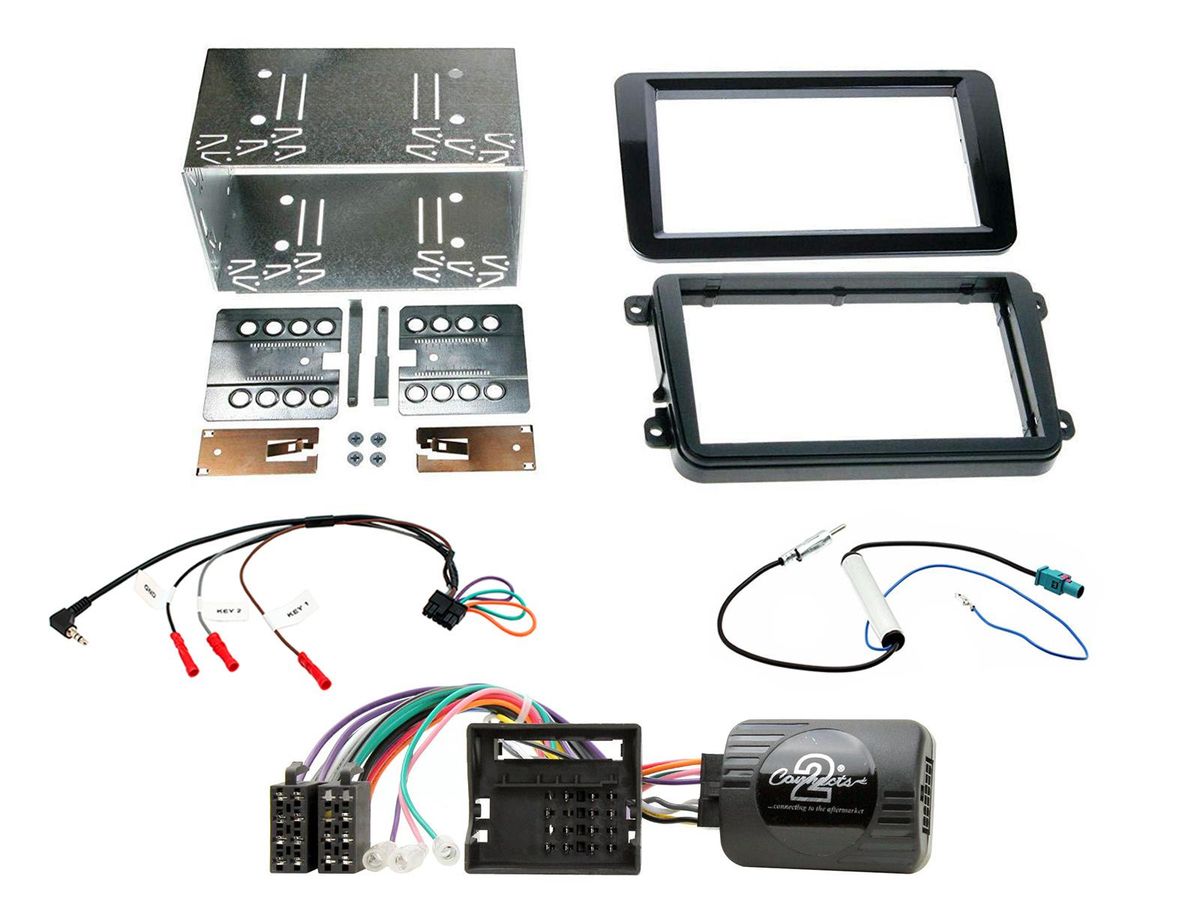 2-DIN kit til Skoda Fabia 07-14