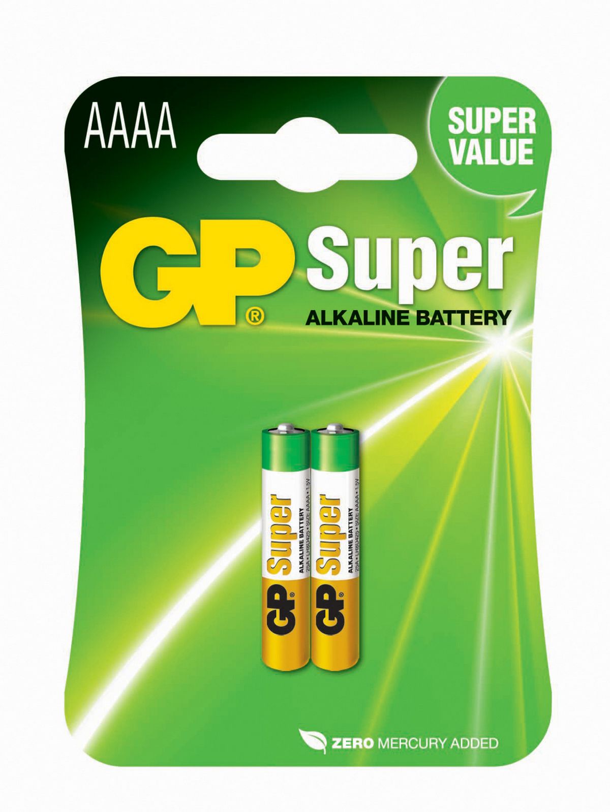 2 stk AAAA batterier / GP Super Alkaline / LR61