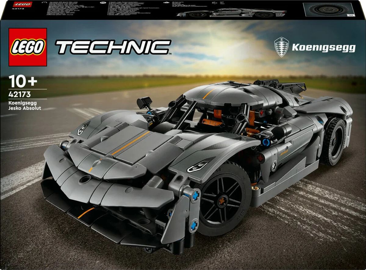 42173 LEGO Technic Koenigsegg Jesko Absolut-hyperbil grå