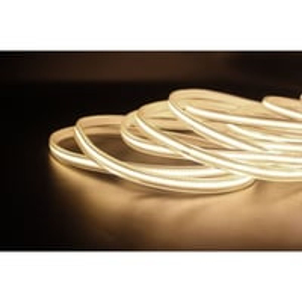 5 meter LED-strip COB vandtt, 230V, IP67, 10W/m, dmpbar (kan klippes), 4000K (restsalg)