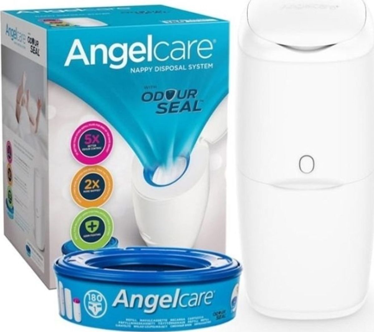 Abakus Abakus-Classic Diaper Container + 1 Angelcare Cartridge