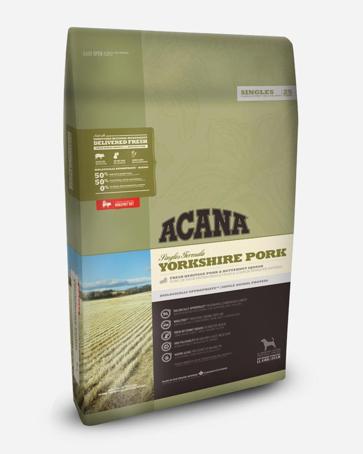 Acana Yorkshire Pork - Single Protein med Gris, 11.4 kg