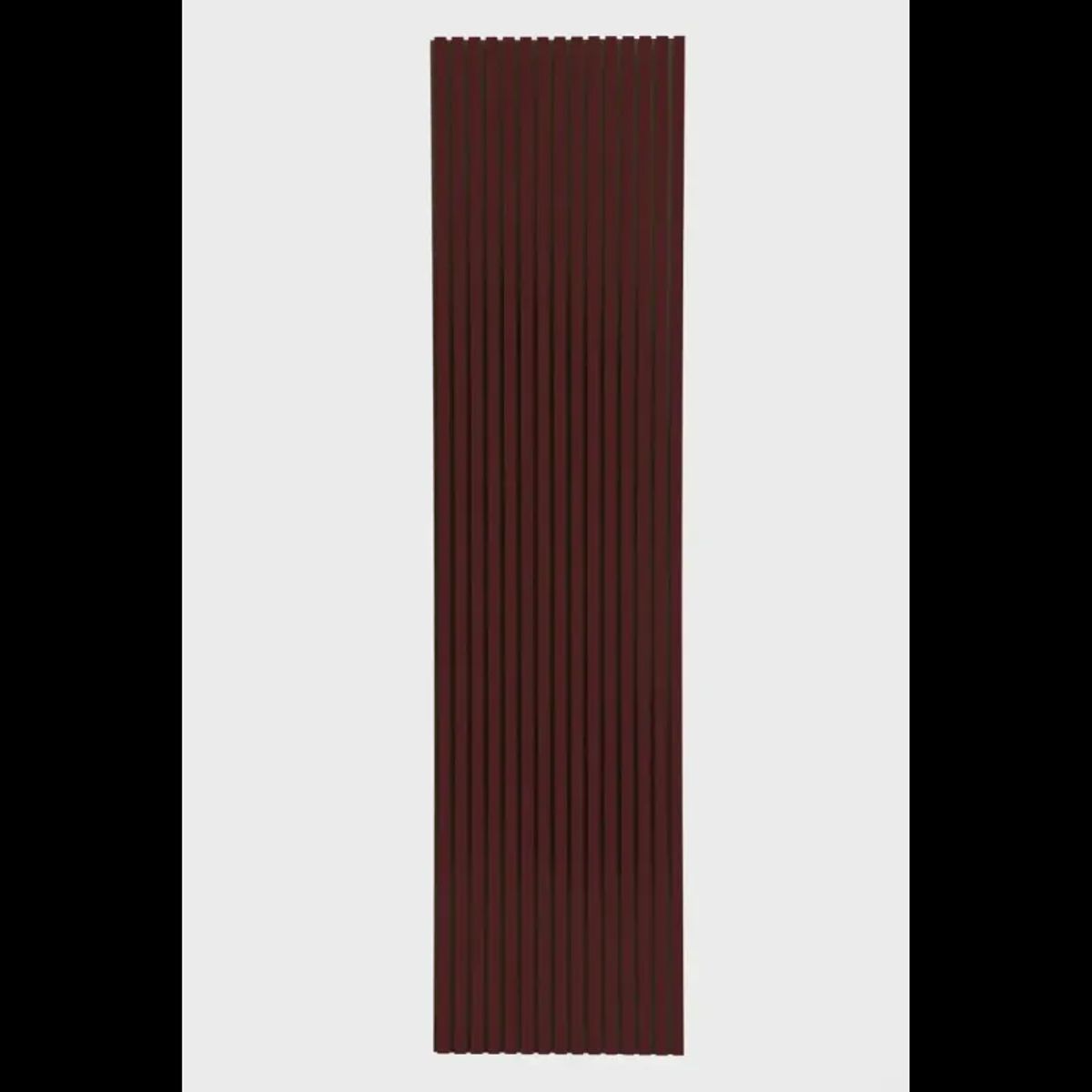 Acupanel Linoleum 3000x600 Burgundy 4154 Sort MDF - Sort Filt - Akustikpanel