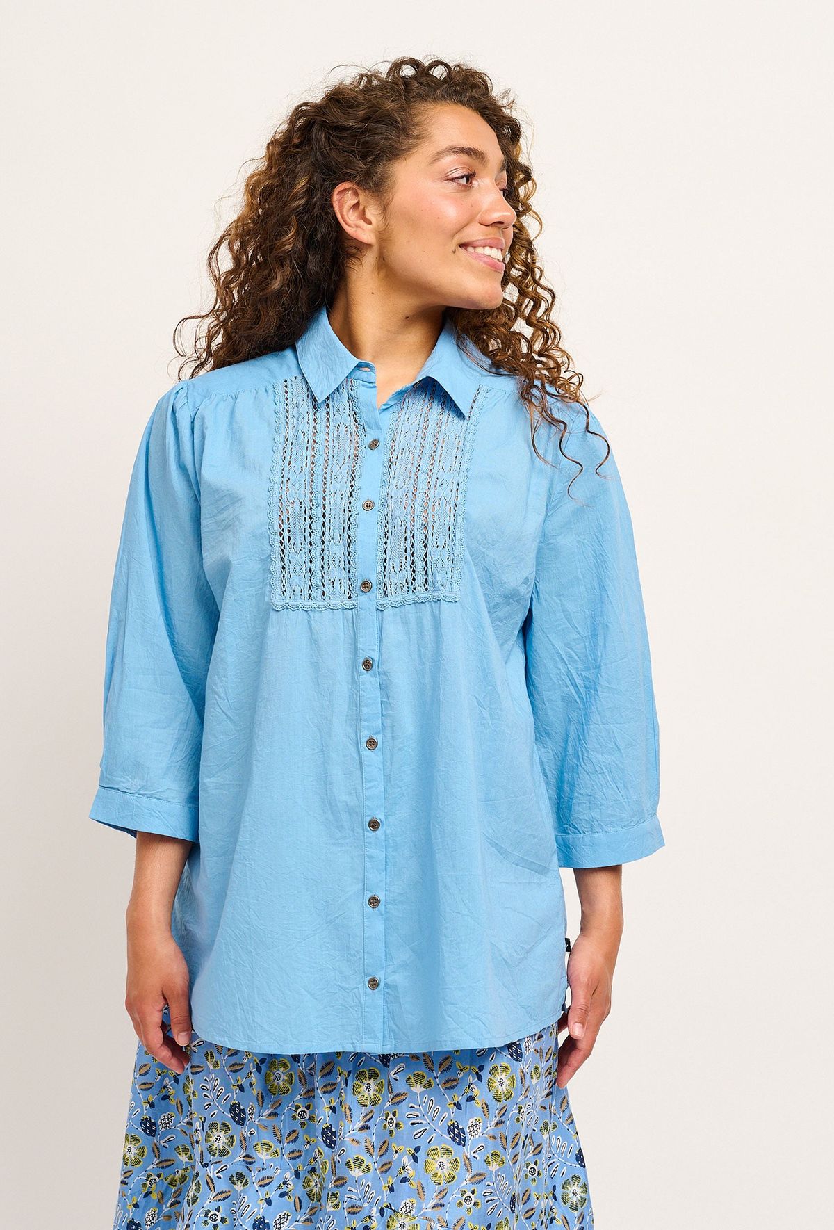 Adia - Skjorte - Adsella - Aura Blue - Xl/54-56