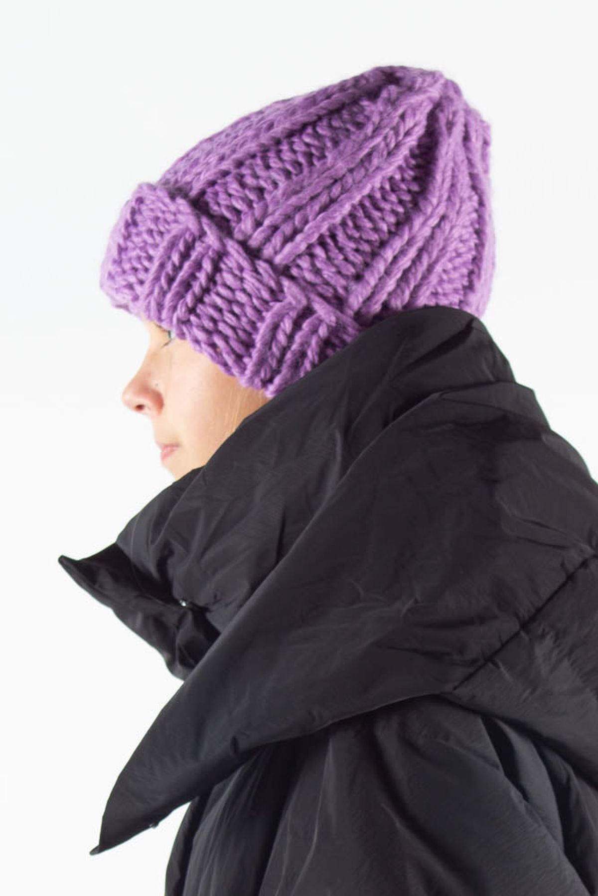 Agathe Beanie - Purple - irréel - Lilla One Size