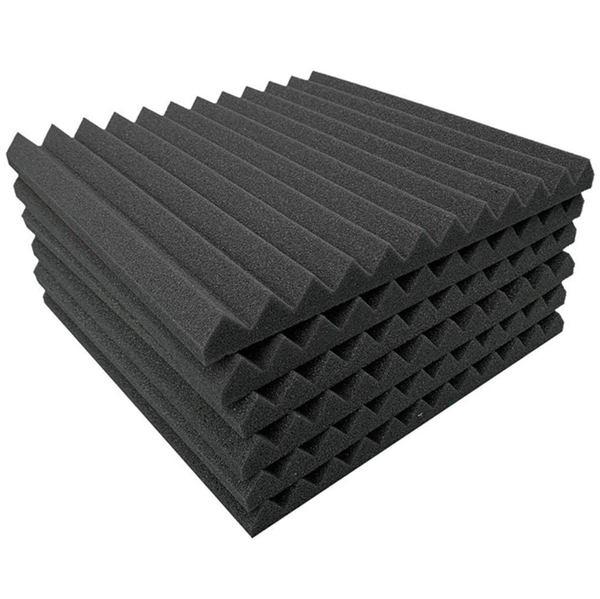 Akustik skum 30 x 30 x 2,5 cm - 6 stk. Pakke