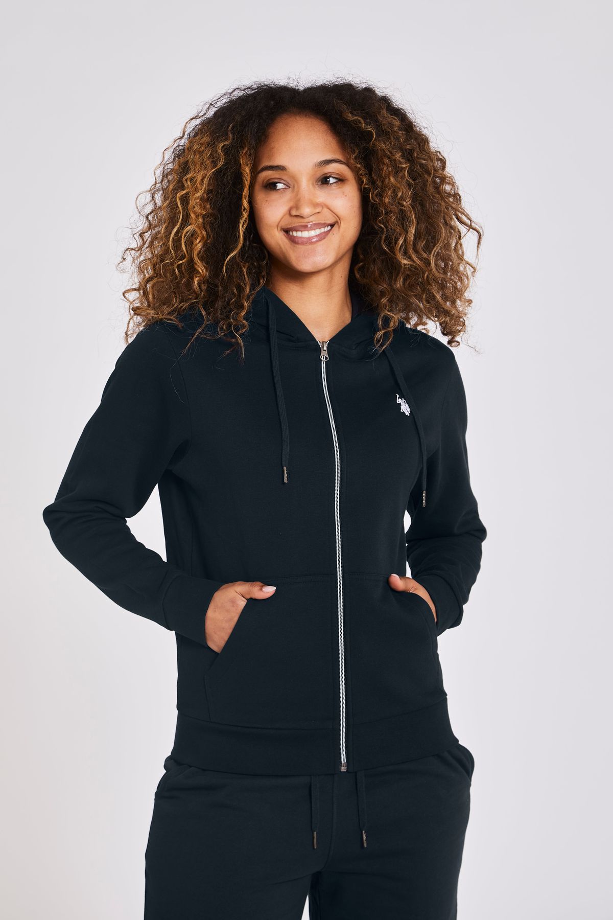 Alina Full-Zip Hoodie - U.S. Polo Assn - Kvinder - L