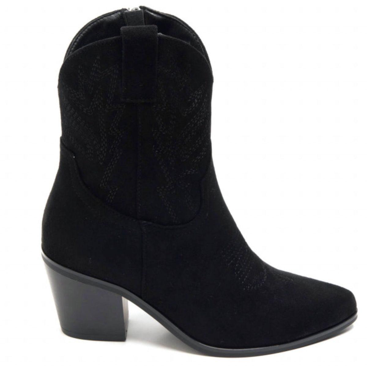 Ally dame cowboystøvler 9609 - Black