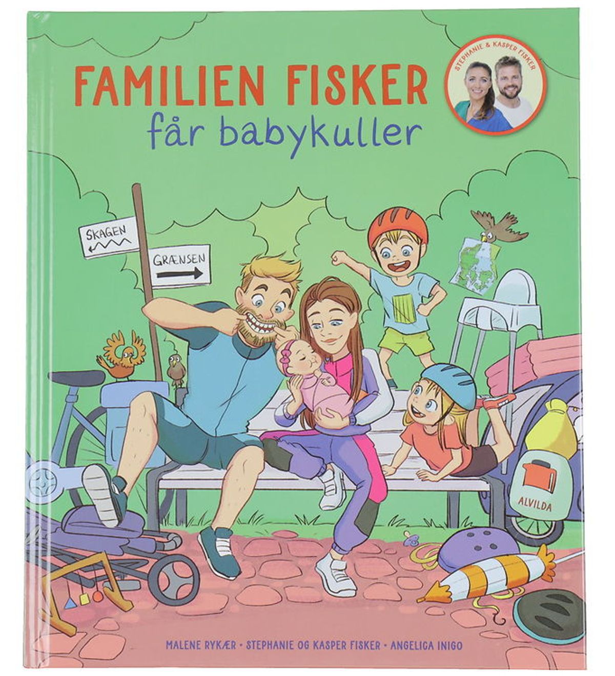 Alvilda Bog - Familien Fisker Får Babykuller - Dansk