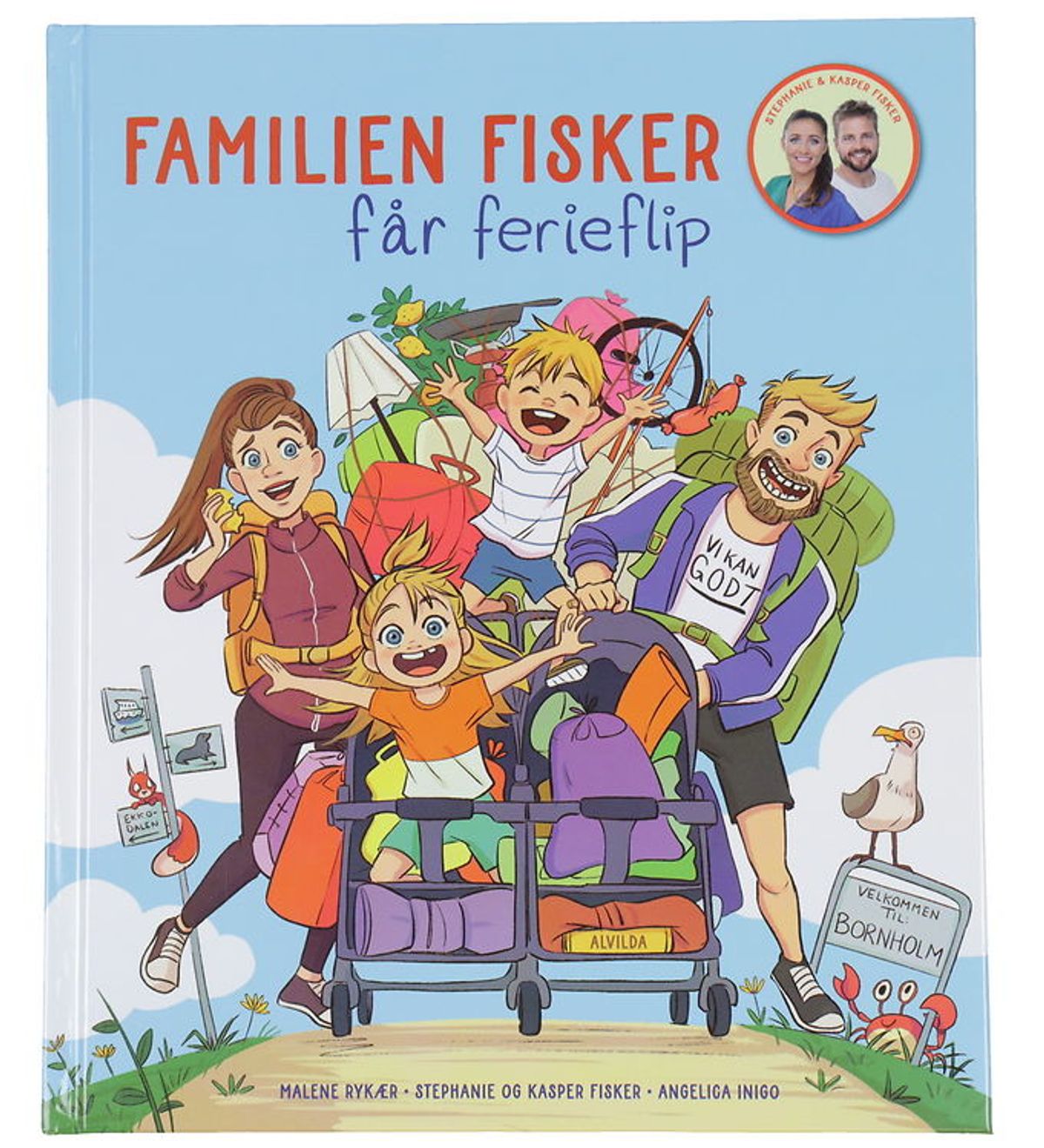 Alvilda Bog - Familien Fisker Får Ferieflip - Dansk