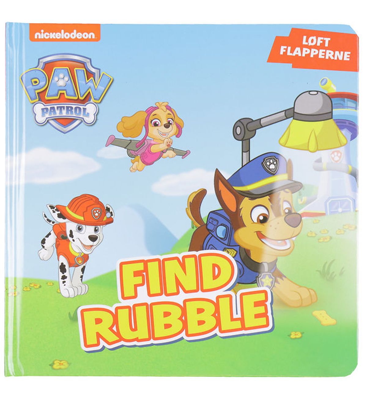 Alvilda Bog m. Flapper - Paw Patrol - Find Rubble - Dansk