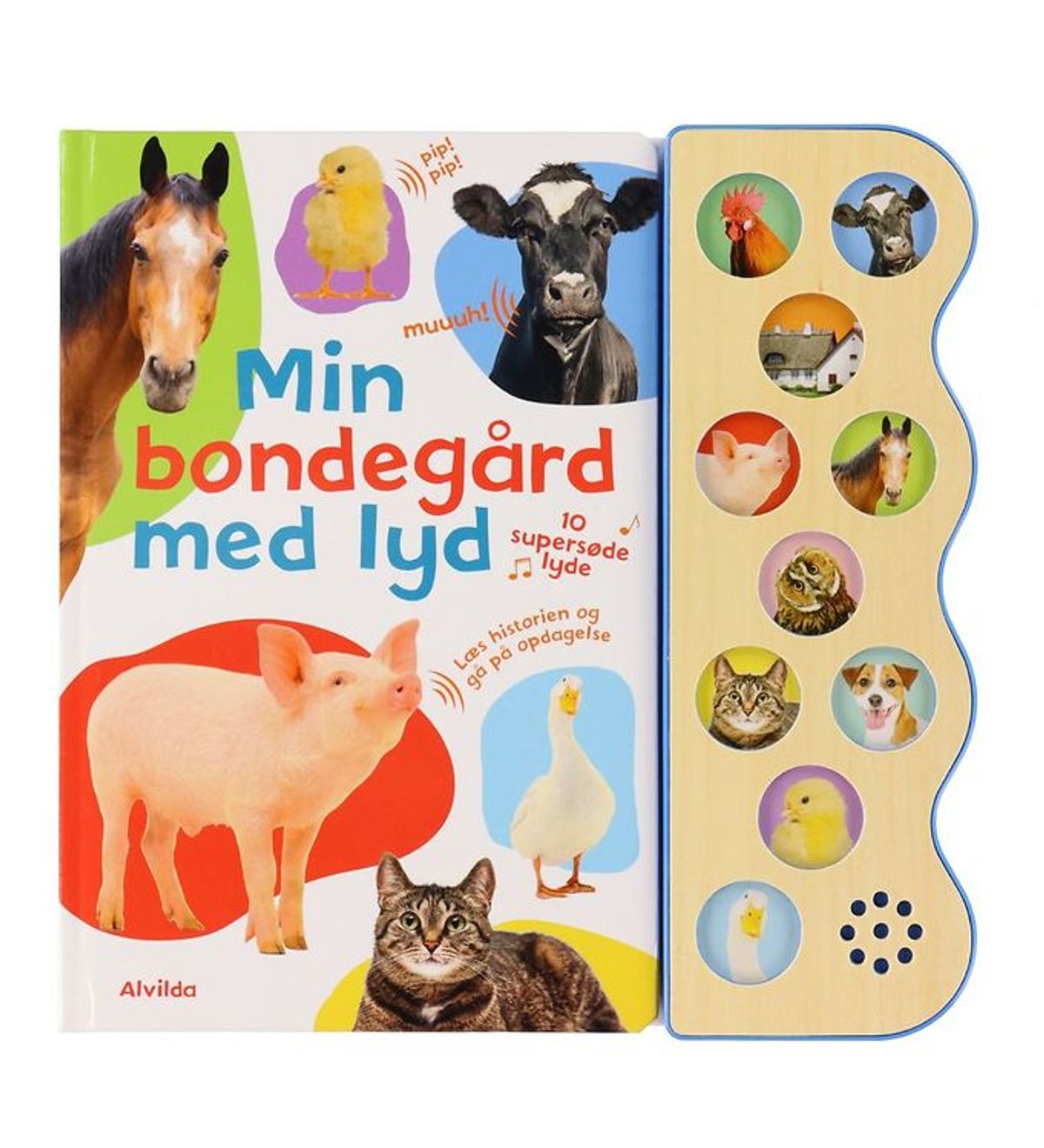 Alvilda Bog - Min Bondegård Med Lyd - Dansk