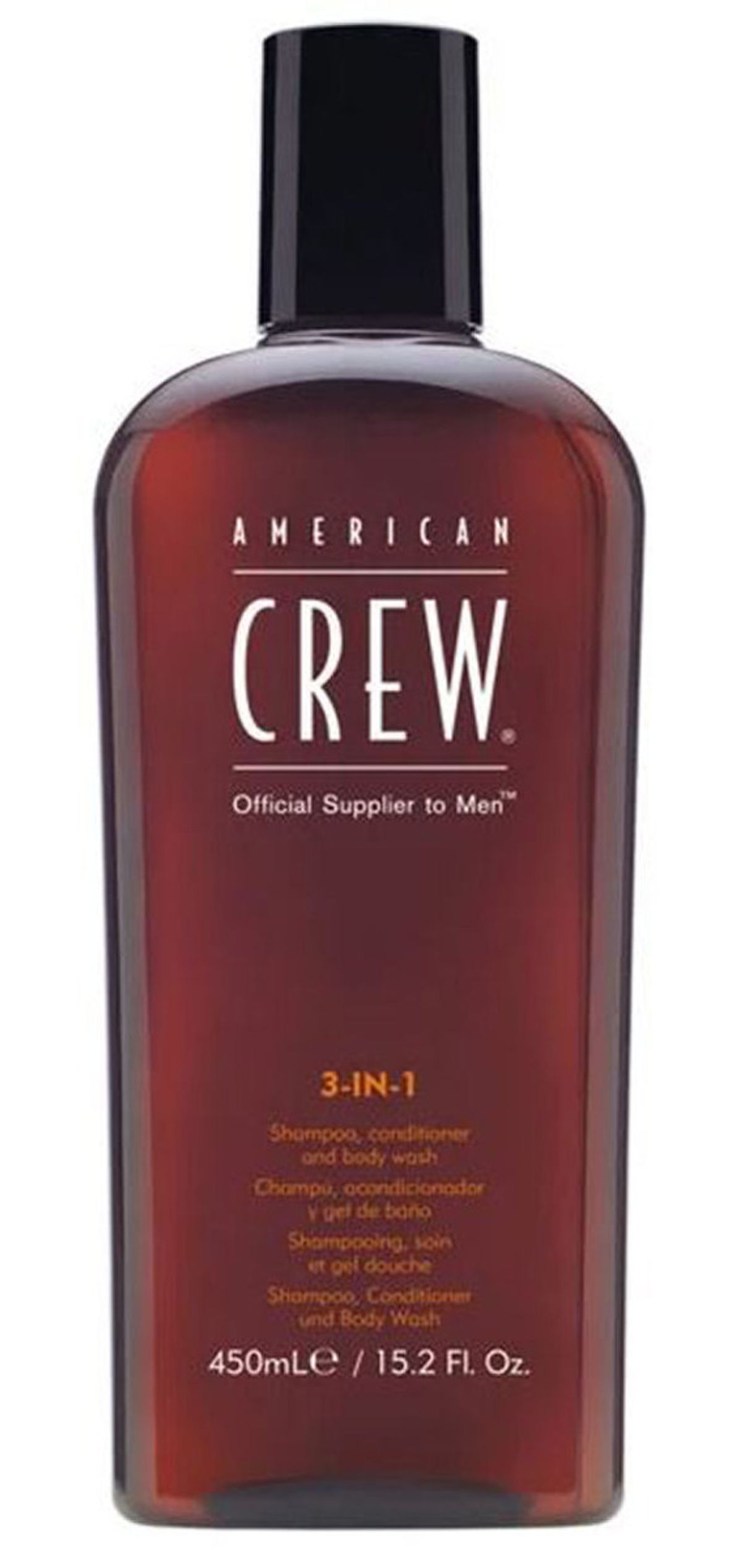 American crew 3-in-1 shampoo conditioner and body wash 450ml