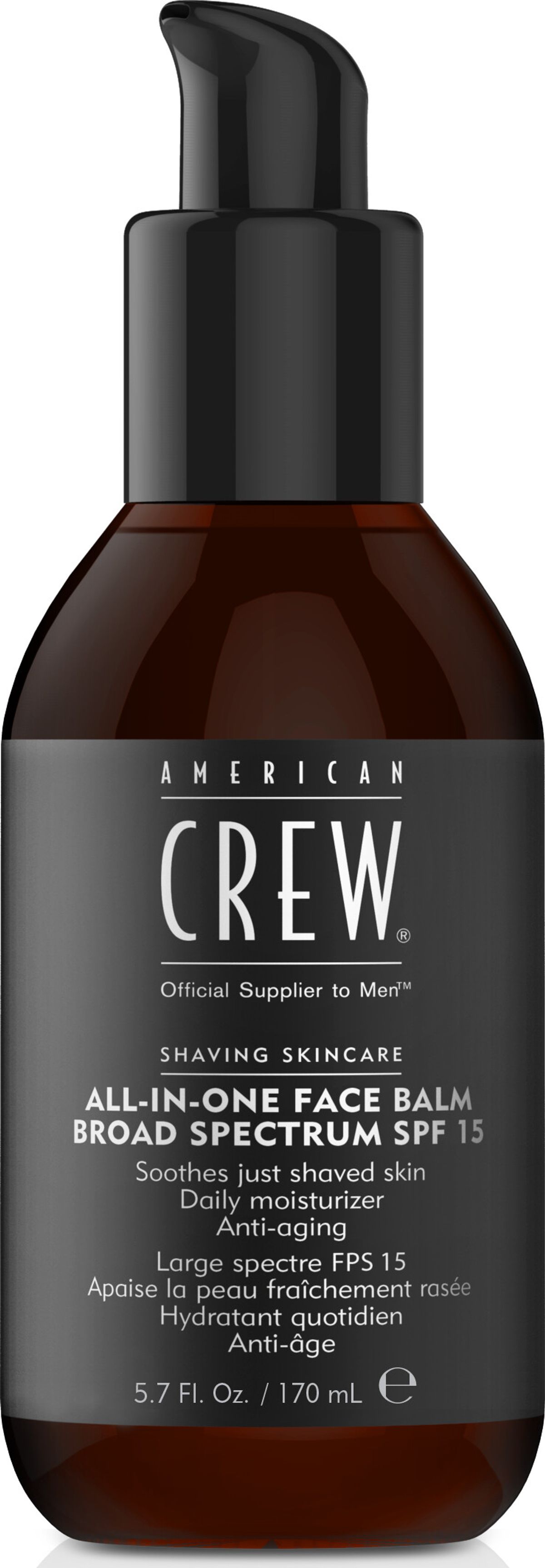 American Crew Aftershave Balsam - All-in-one Shaving Skincare Spf 15 170 Ml