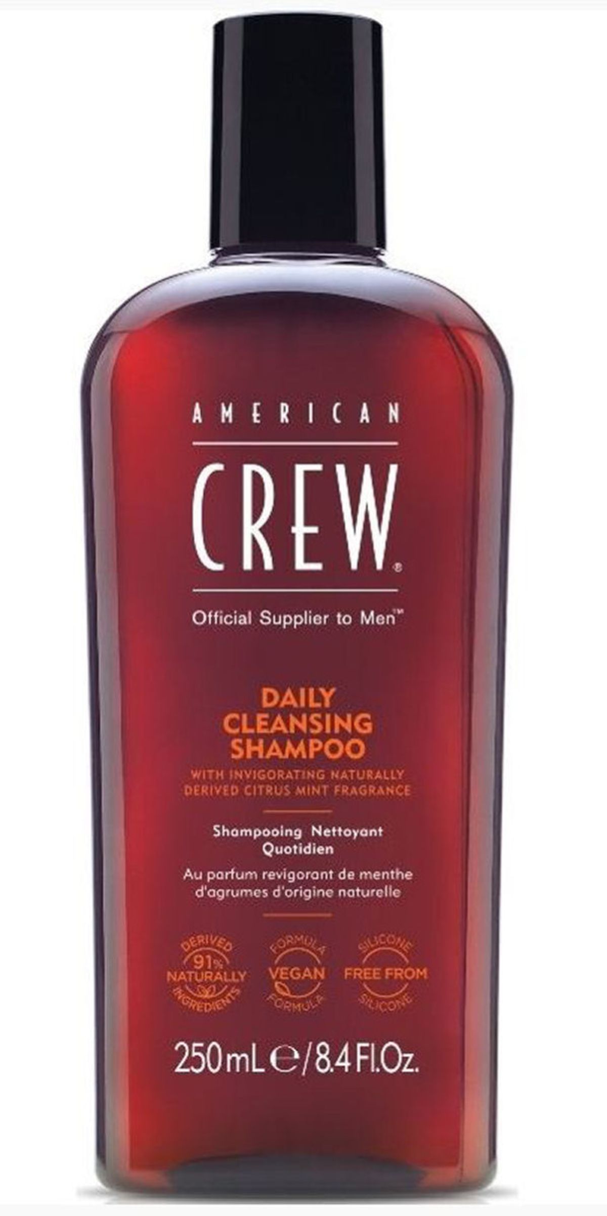 American crew daily cleansing shampoo 250ml