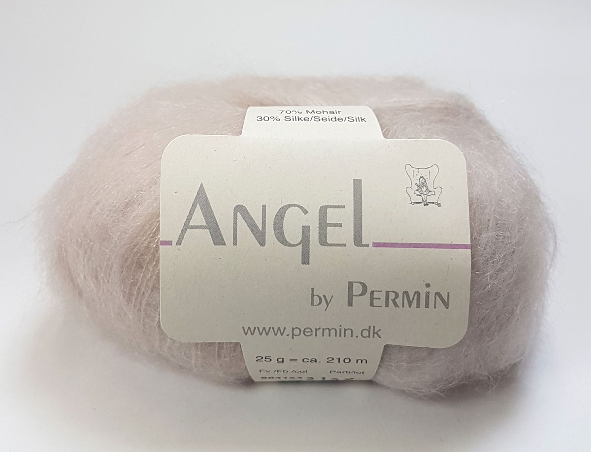 Angel Permin - Mohair og silkegarn - 884154 Sart Pudder