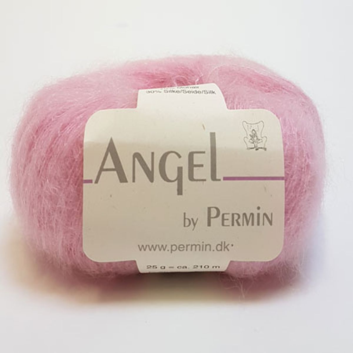 Angel Permin - Mohair og silkegarn - 884180 Lys Rosa