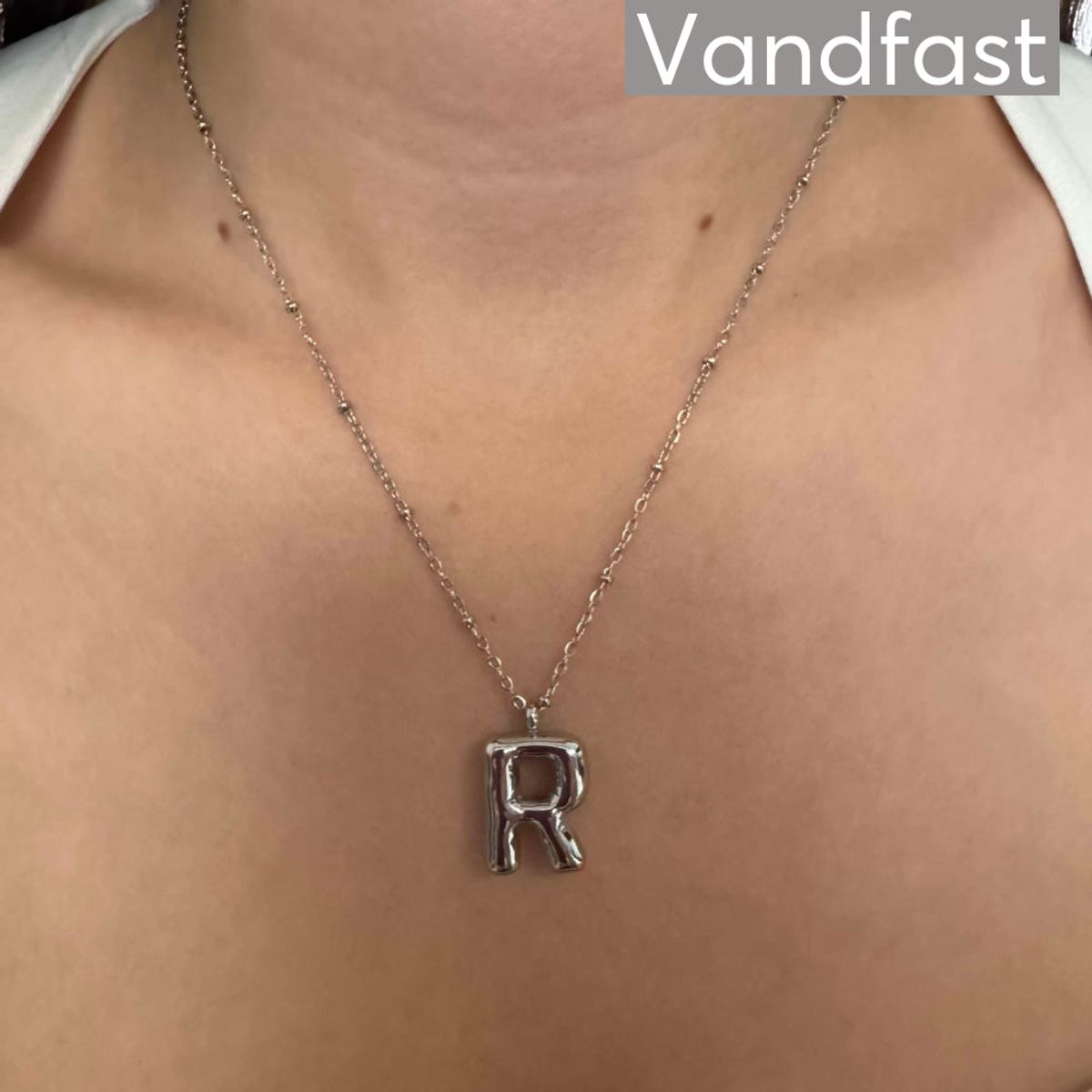 ANNEBRAUNER Balloon Letter Necklace - R