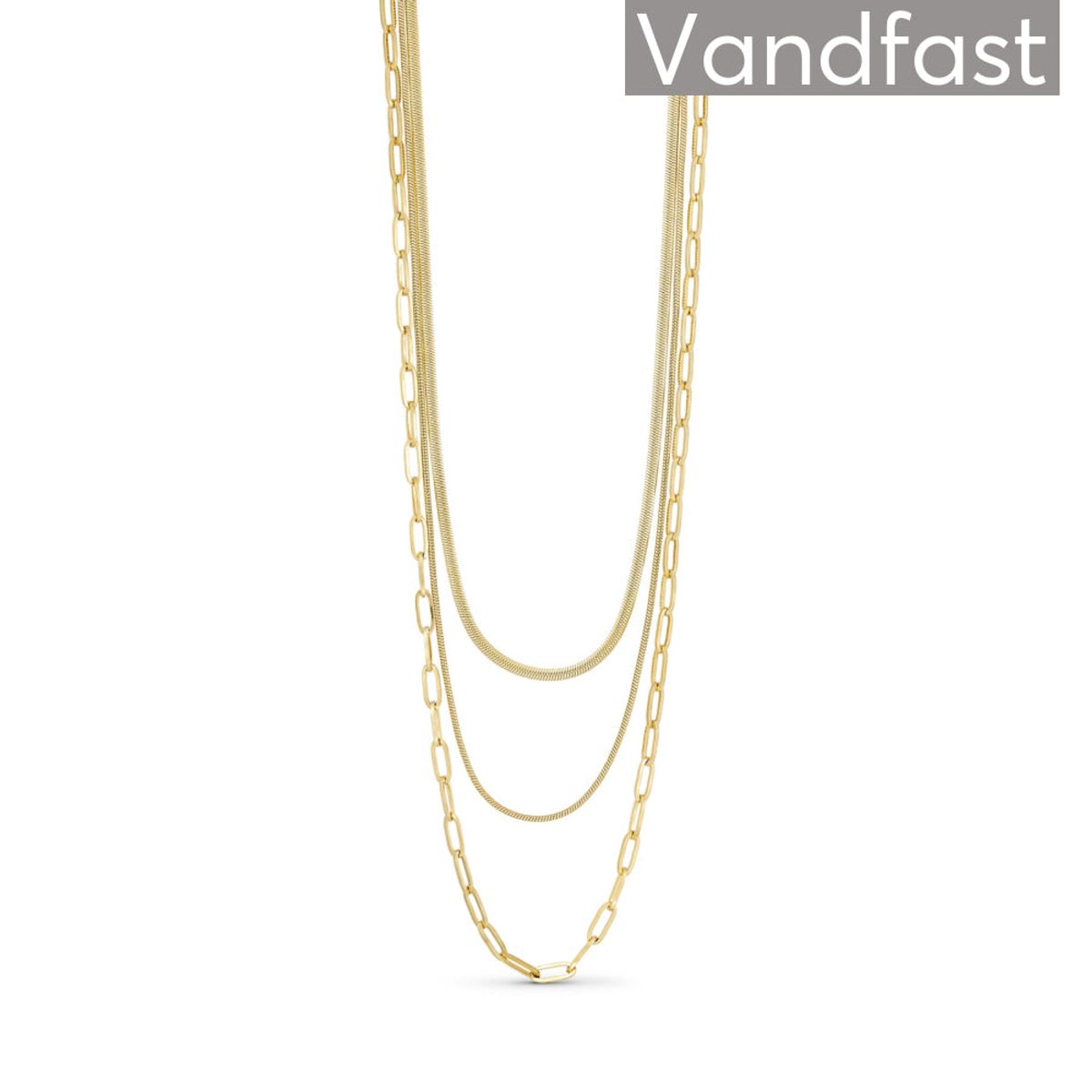 ANNEBRAUNER Three Layer Snake Chain