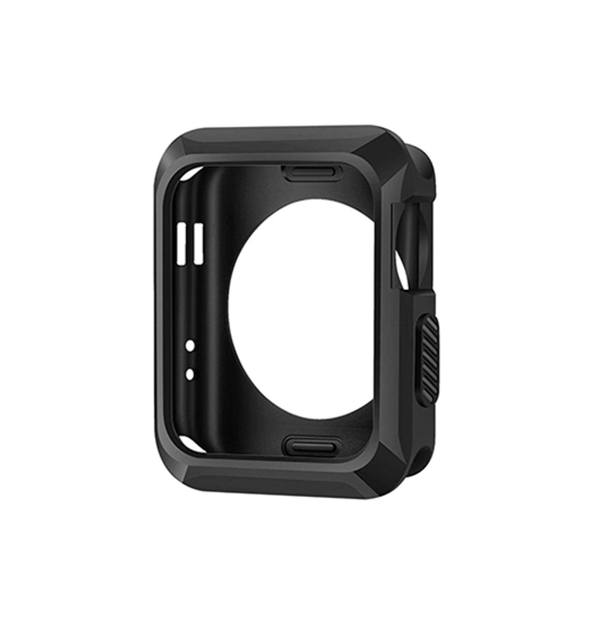 Apple Watch (38/40/41/42/44/45mm) - Stødsikkert Armor Cover - Sort