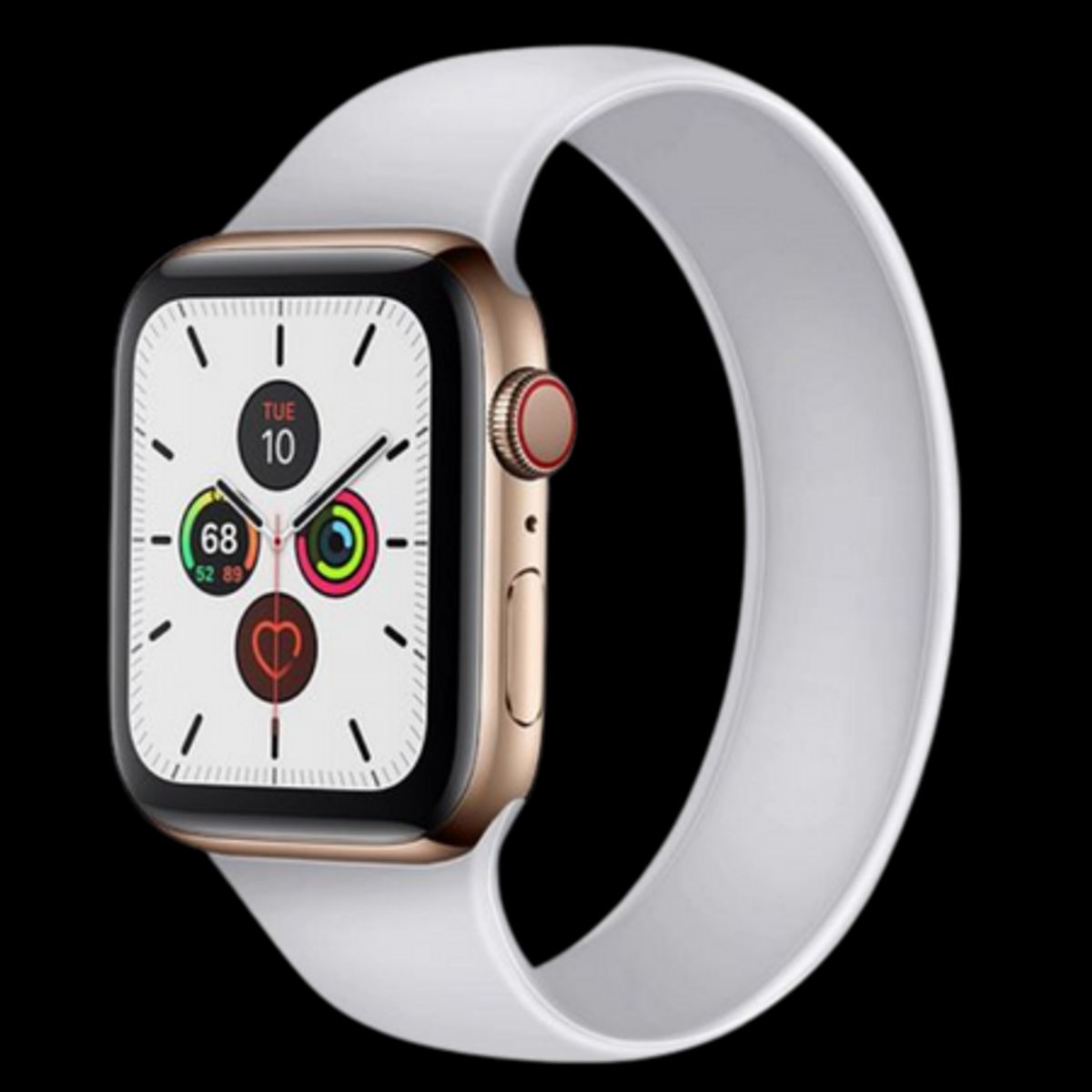 Apple Watch 42/44 mm Silikone Rem Hvid