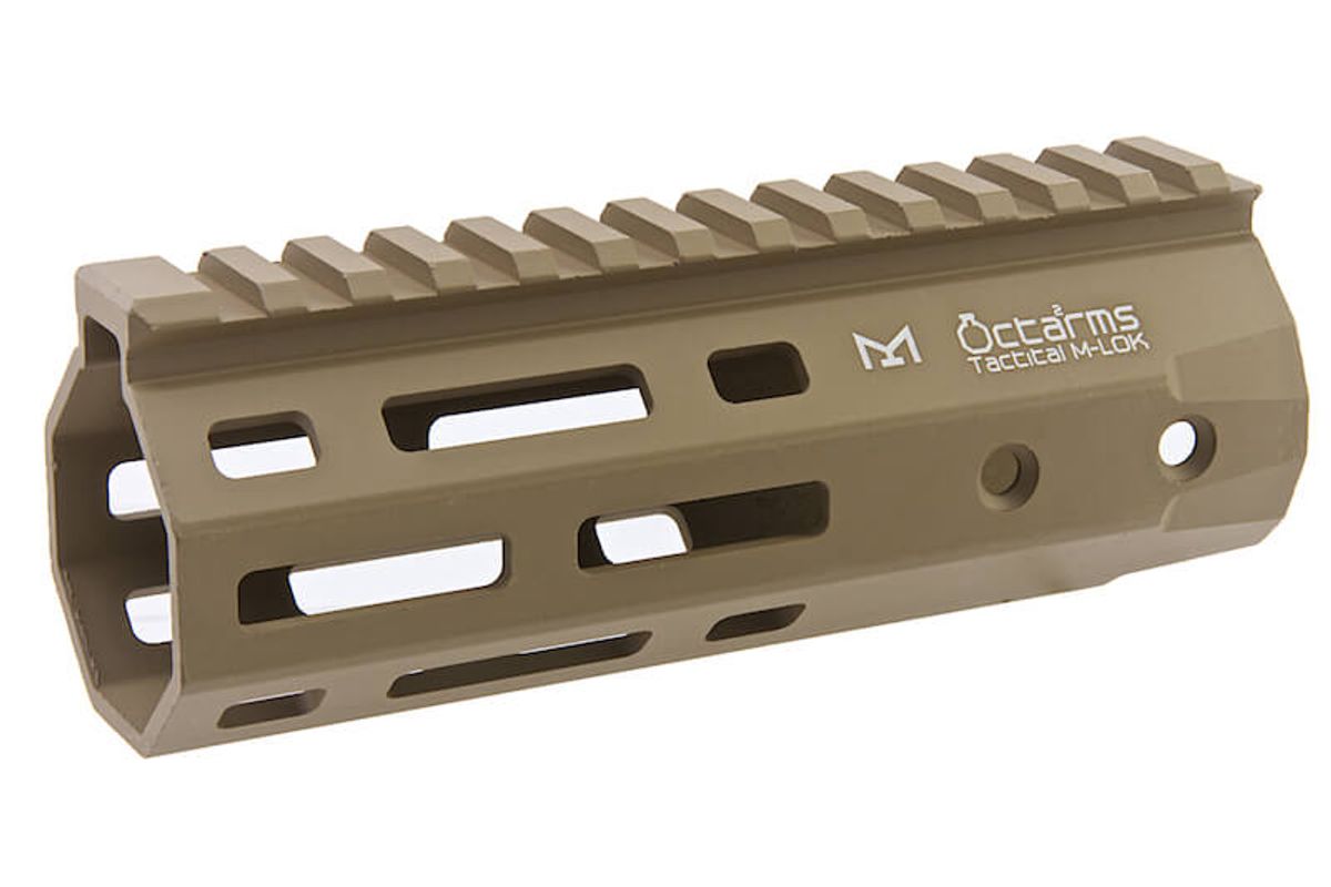 ARES Octarms 145 mm Tactical M-LOK Handguard, Dark Earth