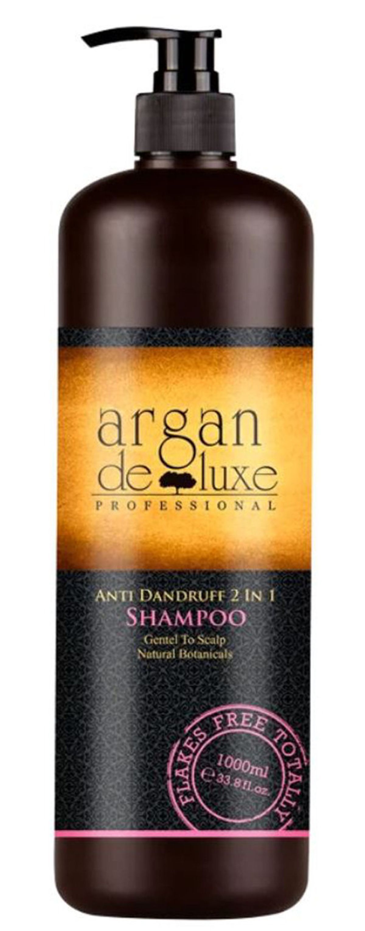 Argan de luxe professional anti dandruff 2 in 1 shampoo 1L