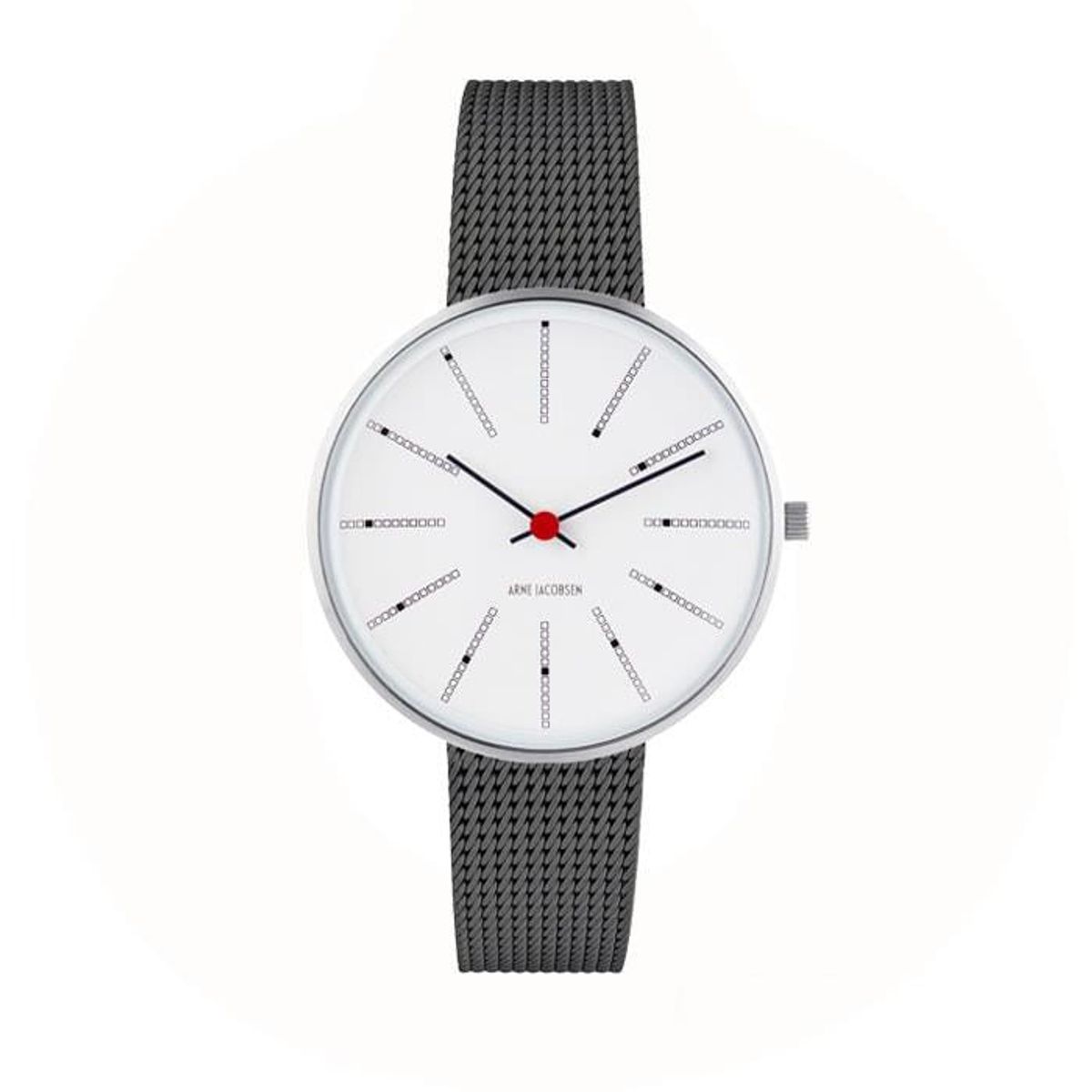 Arne Jacobsen - Bankers Ur Ø34 mm stål 53101-1612