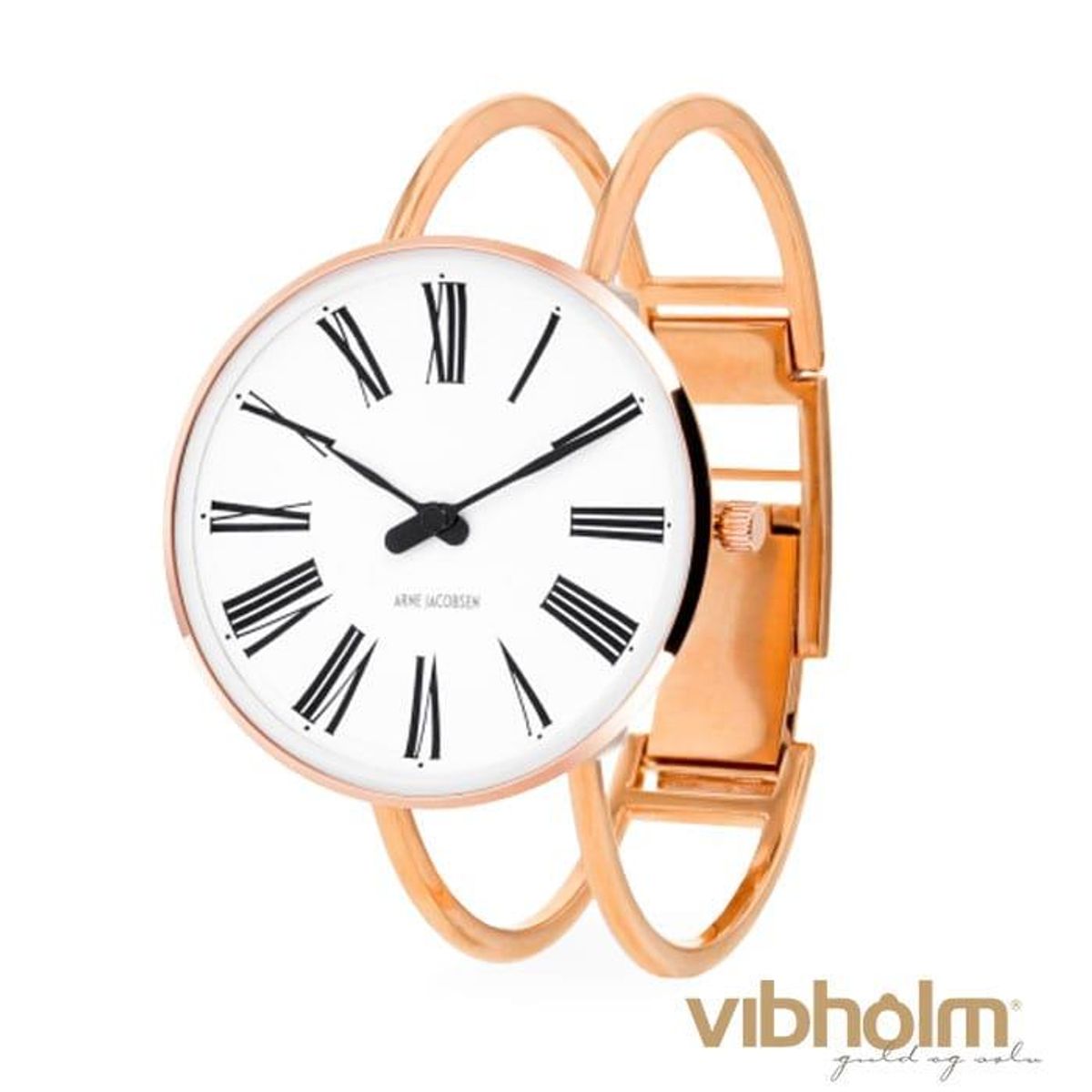 Arne Jacobsen - Roman Bangle Ur Ø34 mm rosaguldfarvet stål 53311-1621