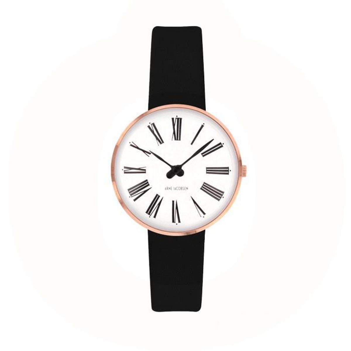 Arne Jacobsen - Roman Ur Ø30 mm rosaguldfarvet stål 53315-1401rp