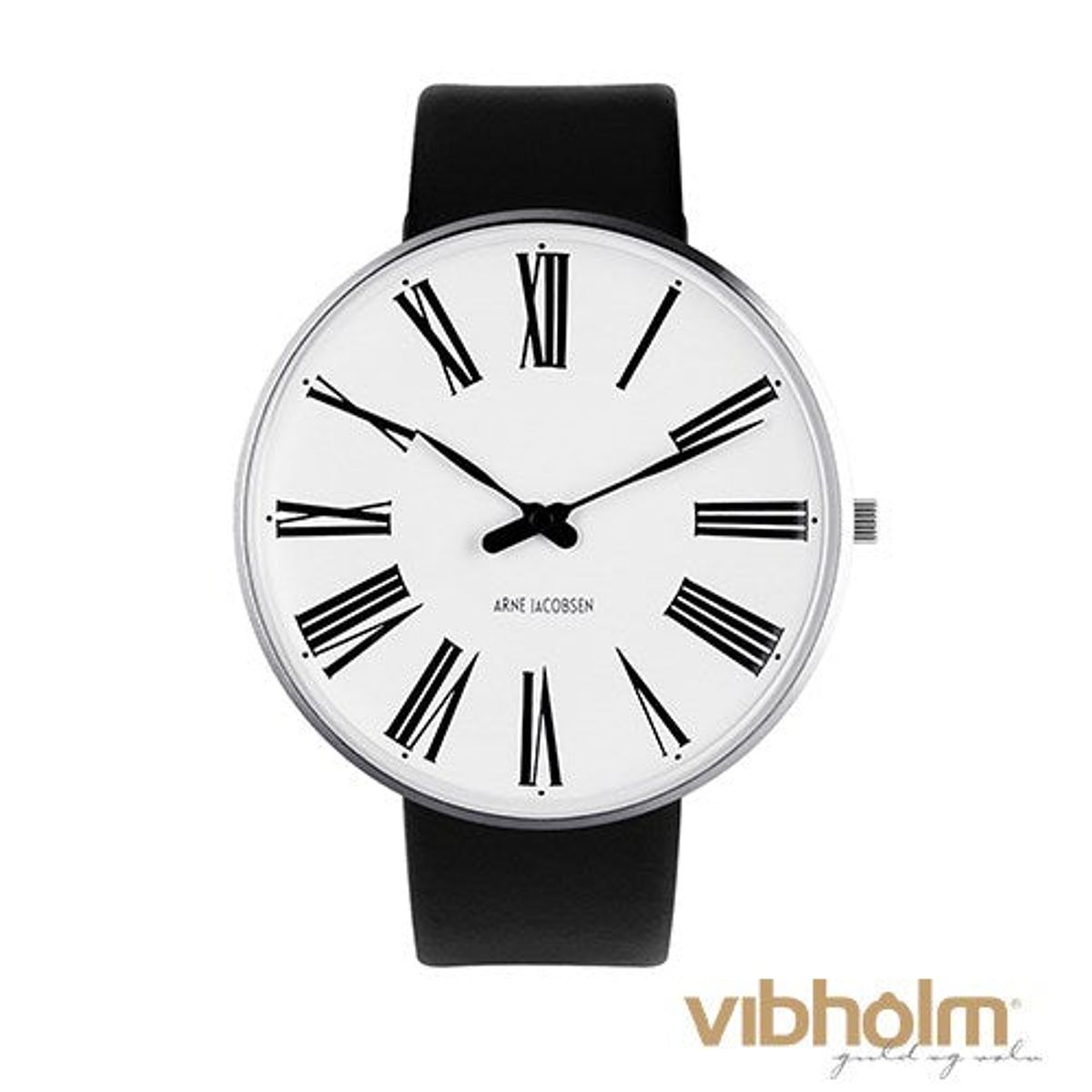 Arne Jacobsen - Roman Ur Ø46 mm rustfrit stål 53303-2201