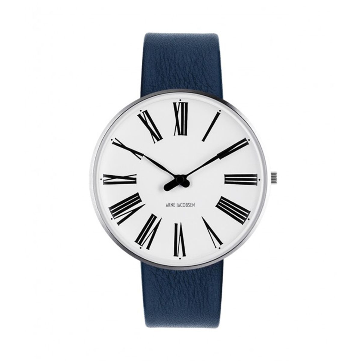 Arne Jacobsen Roman Watch Ø40mm unisexur, med blå rem