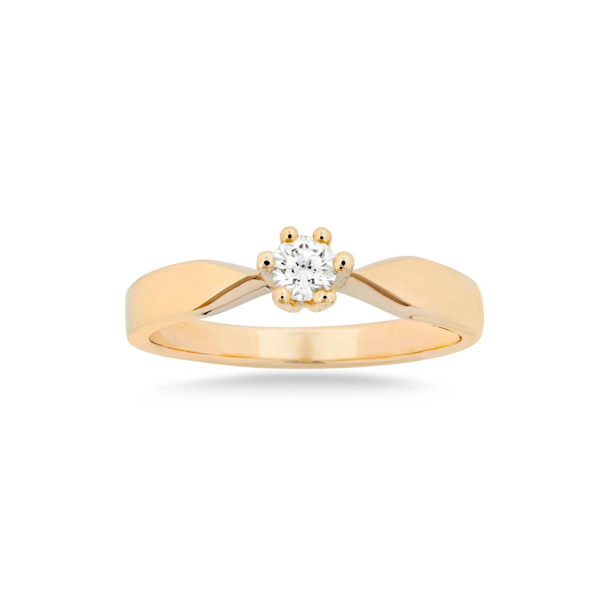 Aveny STARLIGHT - Ring, 0,20 ct. w/si 14 kt. guld