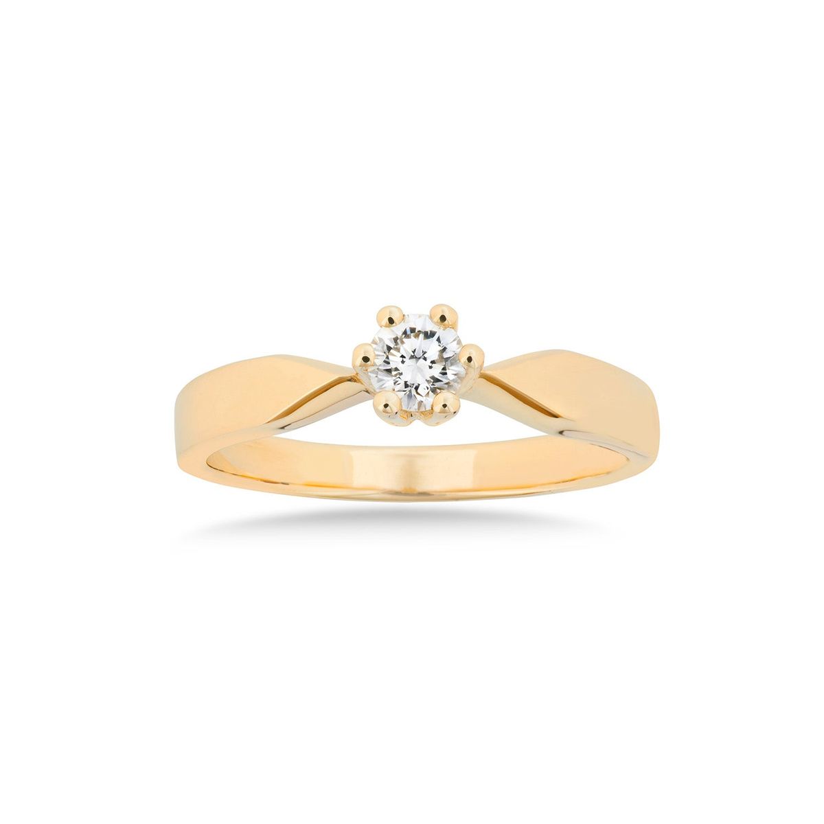 Aveny STARLIGHT - Ring, 0,25 ct. w/si 14 kt. guld