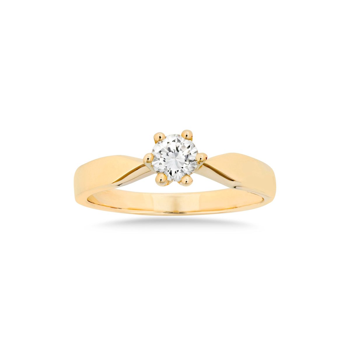 Aveny STARLIGHT - Ring, 0,35 ct. w/si 14 kt. guld