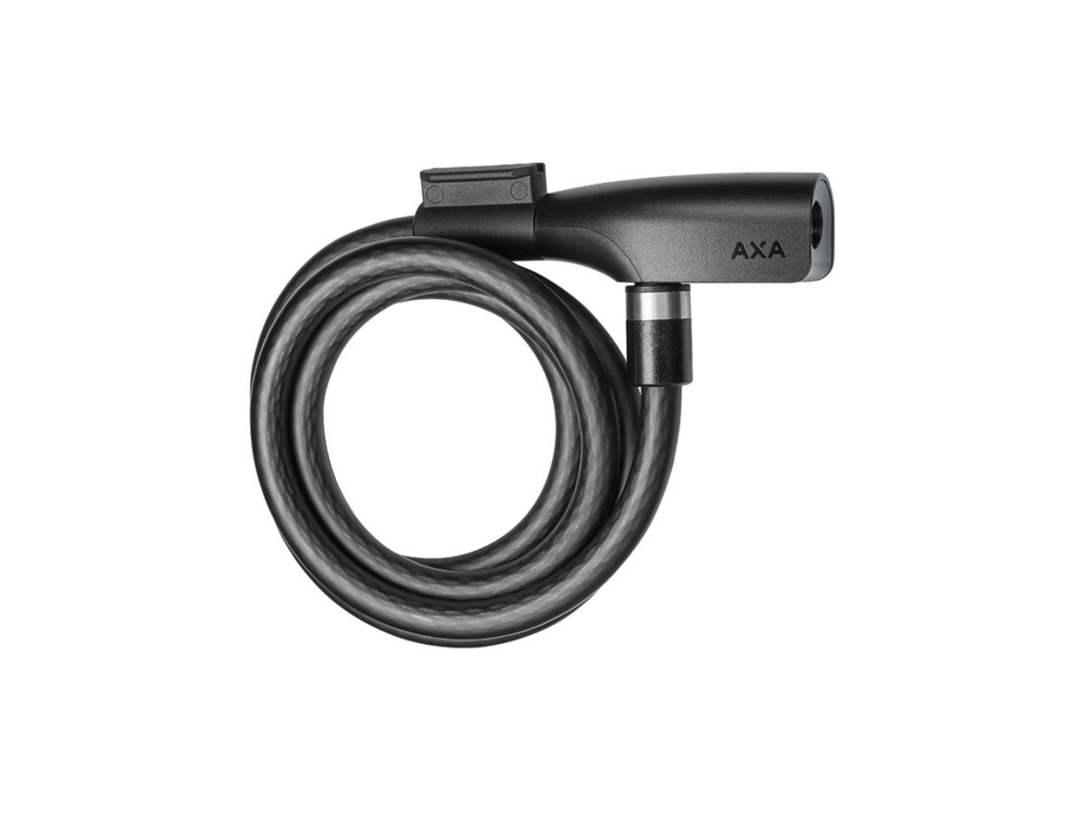 AXA Resolute 10-150 - Spirallås med nøgle - 150 cm - Sort