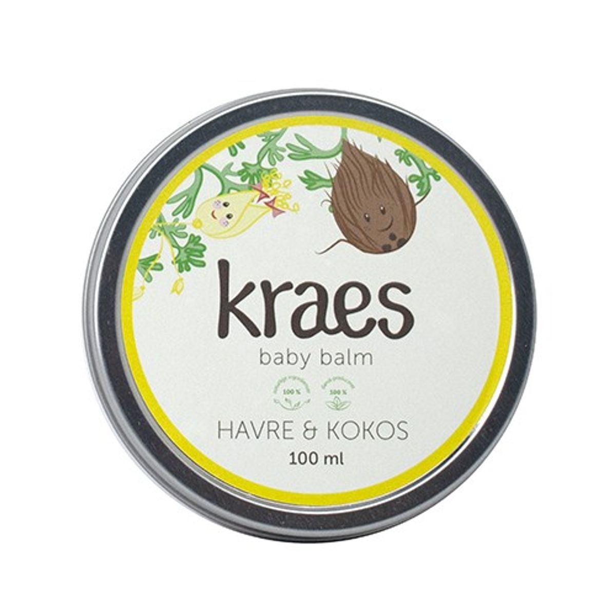 Baby balm havre & kokos - 100 ml - Kraes