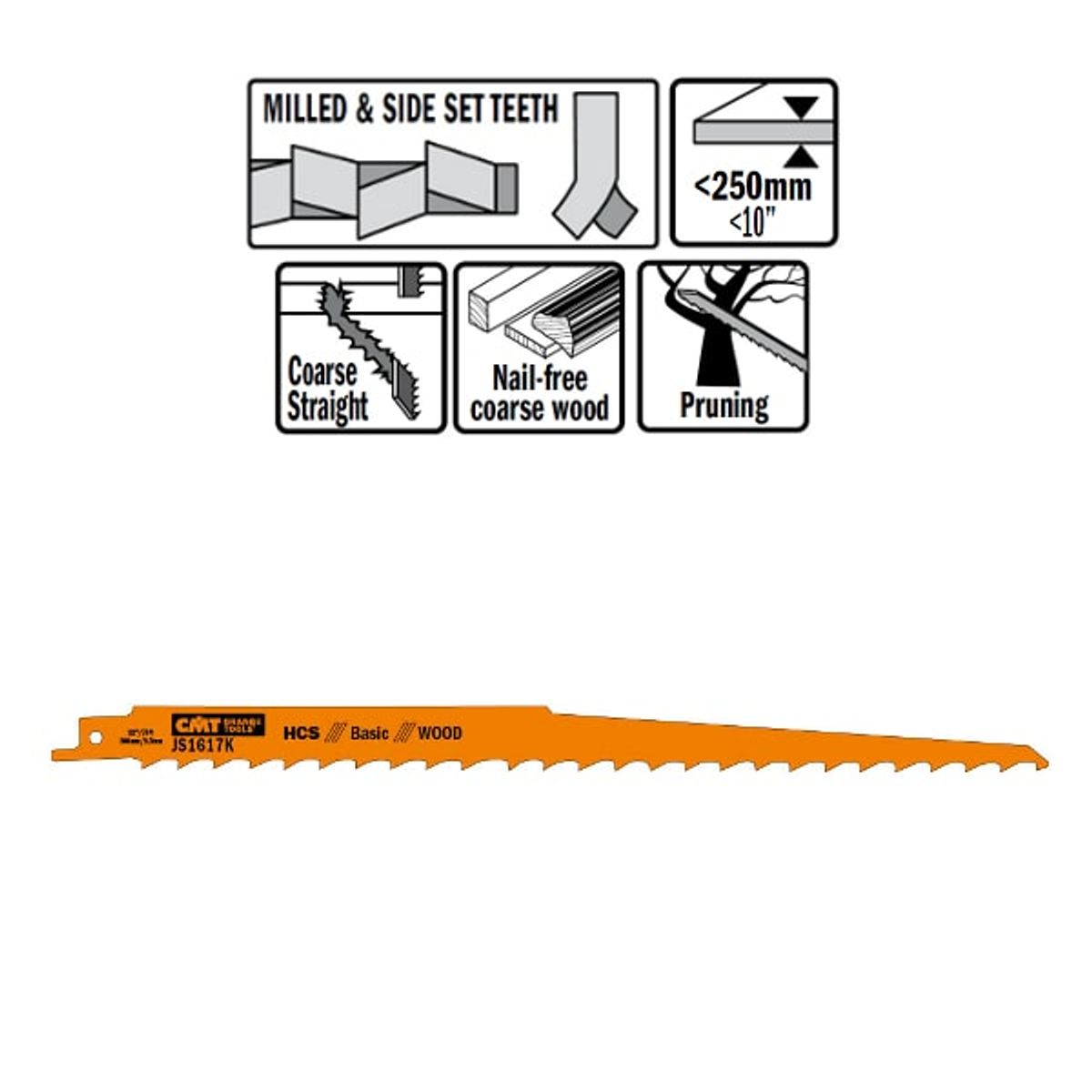 Bajonetklinge 300mm HCS Basic