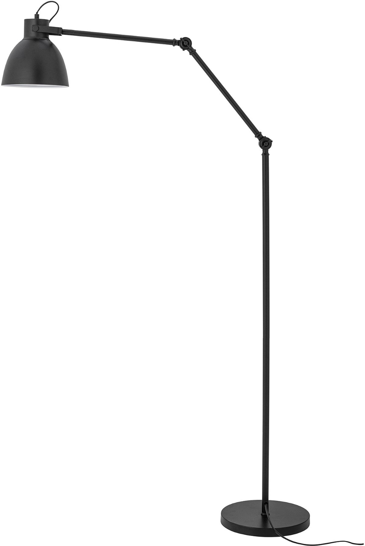 Barca, Gulvlampe, sort, H25x150 cm, metal