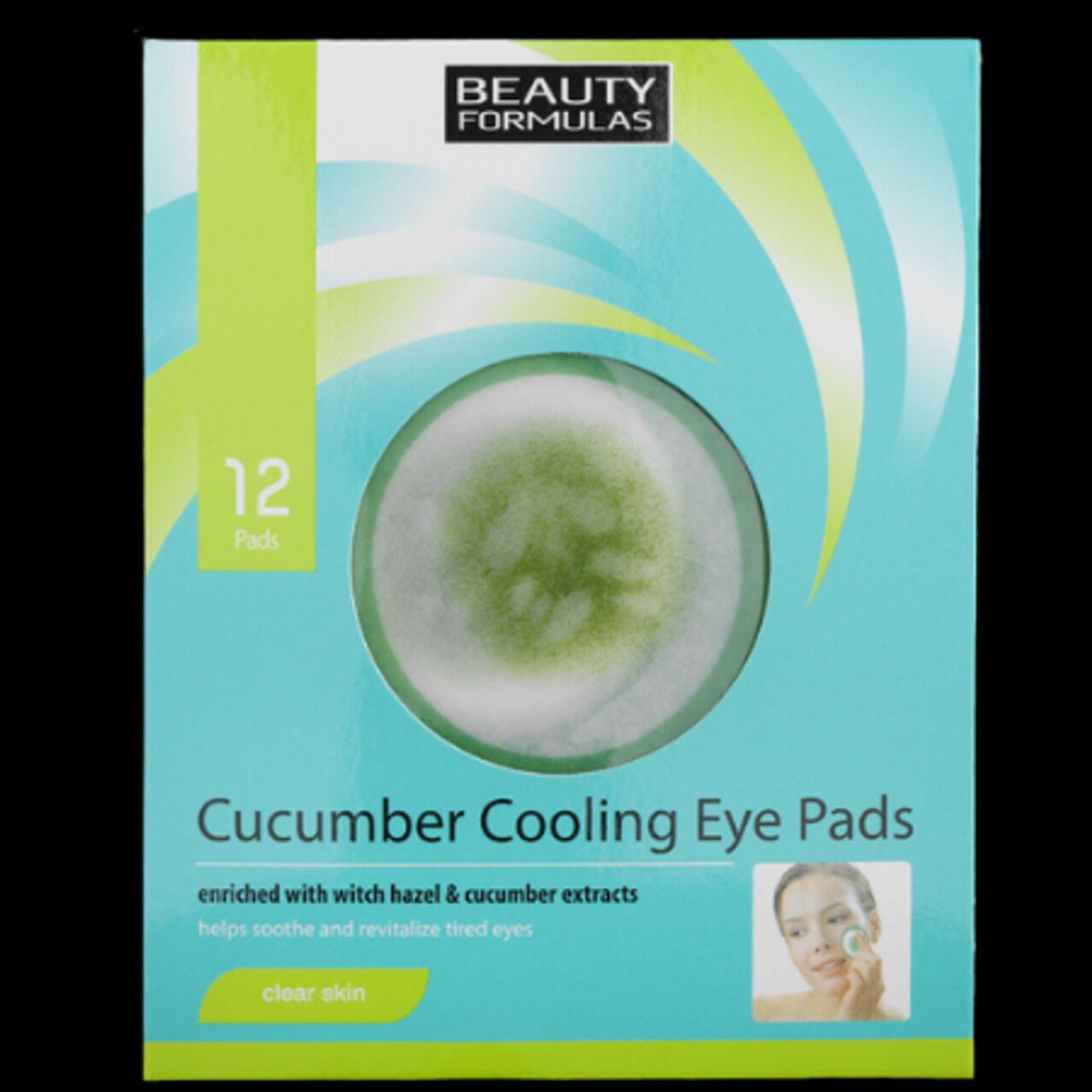 Beauty Formulas Cucumber Cooling Øjenmaske - 12 stk